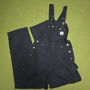 Carhartt Black Workwear Bib Overalls